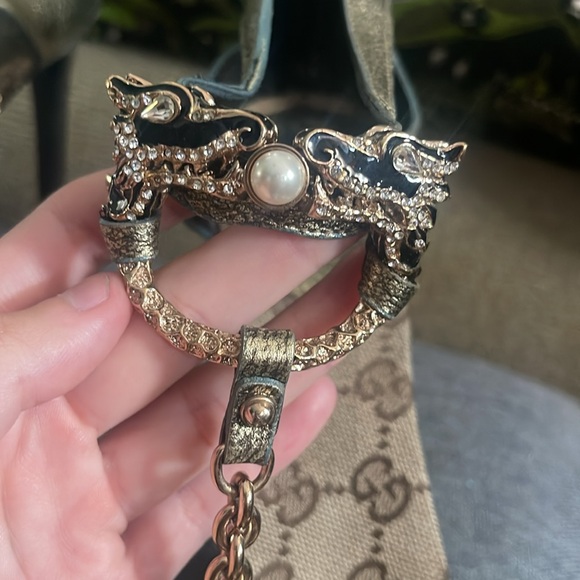 Gucci Tom Ford Era Dragon Jewel Runway Shoes - Picture 3 of 14